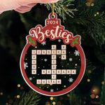 Custom Name Besties Christmas Gifts - Personalized Ornament