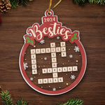 Custom Name Besties Christmas Gifts - Personalized Ornament