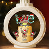 Grandma Life Is The Best Life - Family Personalized Custom Candlelight Lantern Ornament - Christmas Gift For Mom, Grandma