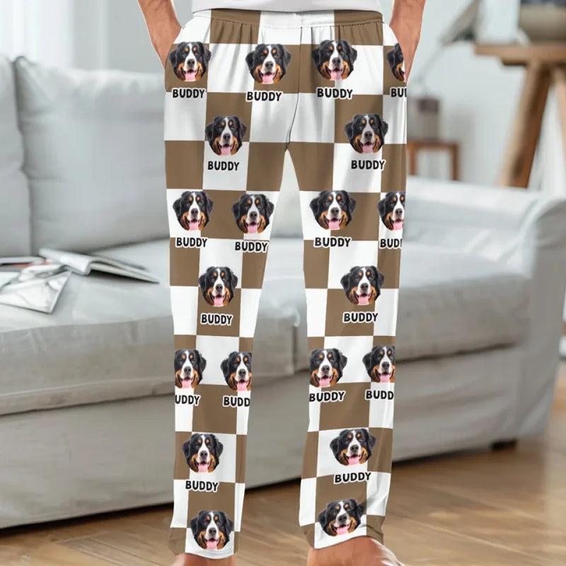 Custom Photo My Pet Makes Every Moment Merry - Dog & Cat Personalized Custom Pajamas - Christmas Gift For Pet Owners, Pet Lovers