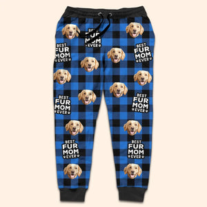Photo personnalisée « Vous êtes le meilleur cadeau sous le sapin » - Pantalon de survêtement unisexe personnalisé pour chien et chat - Cadeau de Noël pour les propriétaires et les amoureux des animaux