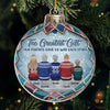 The Best Moments Are Made With Family - Family Personalized Custom Ornament - Acrylic Custom Shaped - Christmas Gift For Family Members