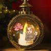 Fleurissez comme une fleur - Lanterne à bougie personnalisée pour la famille - Cadeau de Noël pour les membres de la famille