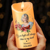 Custom Photo You Will Forever Be My Always - Memorial Personalized Custom LED Candle - New Arrival, Christmas Gift, Sympathy Gift For Family Members AMZ