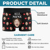 Custom Photo You Are All Mine - Couple Personalized Custom Boxer Briefs, Men's Boxers - Christmas Gift For Husband Wife, Anniversary