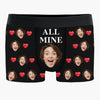 Custom Photo You Are All Mine - Couple Personalized Custom Boxer Briefs, Men's Boxers - Christmas Gift For Husband Wife, Anniversary