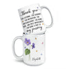 Thank You From The Bottom Of My Heart - Bestie Personalized Custom Mug - Christmas Gift For Best Friends, BFF, Sisters