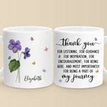 Custom Name Thank You Gifts for Mentors - Personalized Mugs