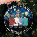 Merry Christmas, Mate - Bestie Personalized Custom Ornament - Acrylic Custom Shaped - Christmas Gift For Best Friends, BFF, Sisters