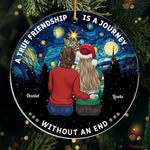 Merry Christmas, Mate - Bestie Personalized Custom Ornament - Acrylic Custom Shaped - Christmas Gift For Best Friends, BFF, Sisters