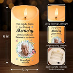 Custom Photo Loving You Forever - Memorial Personalized Custom LED Candle - New Arrival, Christmas Gift, Sympathy Gift For Grandpa AMZ