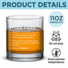 The Definition Of A Cluster Fixer - Coworker Personalized Custom Whiskey Glass - Gift For Coworkers, Work Friends, Colleagues