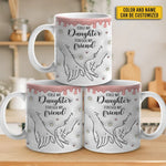 Custom Name Daughter Gifts for Moms - Personalized Mugs
