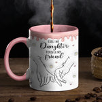 Custom Name Mother Daughter Gifts - Personalized Accent Mugs
