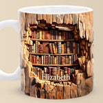 Books Are The Mirrors Of The Soul - Personalized Custom 3D Inflated Effect Printed Mug - Christmas Gift For Book Lovers
