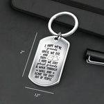 May Our Friendship Last A Lifetime And Beyond - Bestie Personalized Custom Keychain - Gift For Best Friends, BFF, Sisters