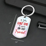 Blossoming Besties Forever - Bestie Personalized Custom Keychain - Gift For Best Friends, BFF, Sisters