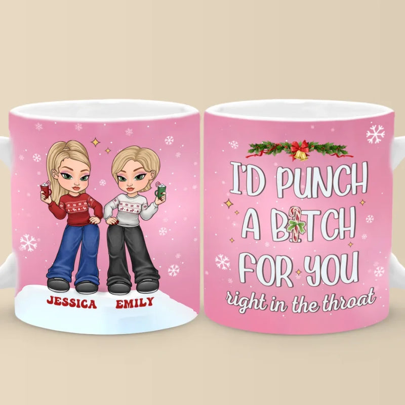 Friendship On Another Level - Bestie Personalized Custom Mug - Gift For Best Friends, BFF, Sisters