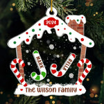 Celebrating The Cutest Christmas Ever - Family Personalized Custom Ornament - Acrylic Custom Shaped - Christmas Gift For Family Members