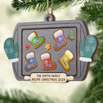 Cherishing Every Moment Spent Together - Family Personalized Custom Ornament - Wood Custom Shaped - Christmas Gift For Family Members