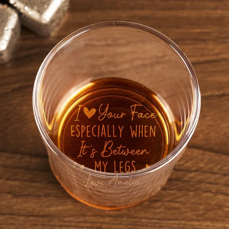 You're The Only One I Want To Annoy For The Rest Of My Life - Couple Personalized Custom Whiskey Glass - Gift For Husband Wife, Anniversary