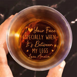 You're The Only One I Want To Annoy For The Rest Of My Life - Couple Personalized Custom Whiskey Glass - Gift For Wife, Husband, Couple