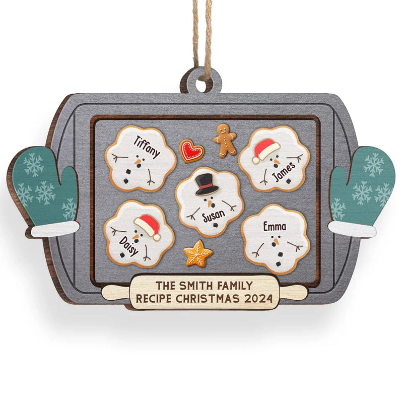 In Family, We Are Stronger Together - Family Personalized Custom Ornament - Wood Custom Shaped - Christmas Gift For Family Members