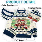 From Home To Home - Family Personalized Custom Ugly Sweatshirt - Unisex Wool Jumper - Christmas Gift For Family Members