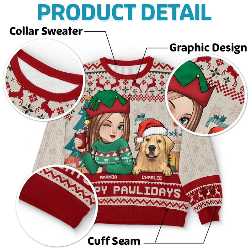 Pets Are Bundles Of Love Wrapped In Fur - Dog & Cat Personalized Custom Ugly Sweatshirt - Unisex Wool Jumper - Christmas Gift For Pet Owners, Pet Lovers