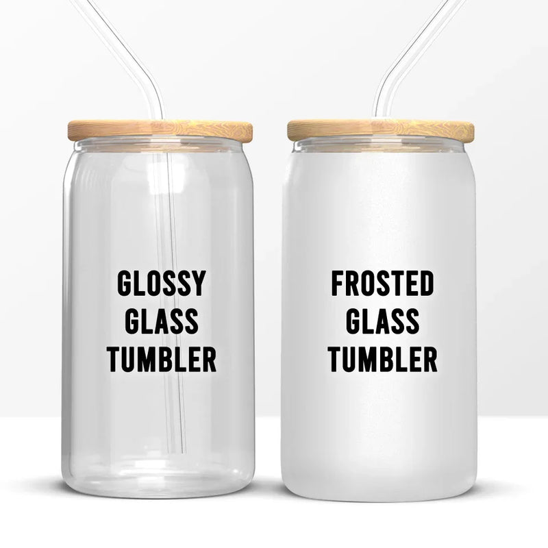 Sip Coffee, Share Laughs, Support Each Other - Friend Personalized Custom Glass Cup, Iced Coffee Cup - Christmas Gift For Best Friends, Sisters, Family Members, Coworkers