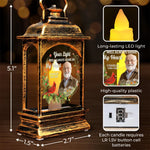 Custom Photo Loved Always, Remembered Forever - Memorial Personalized Custom Christmas Wind Lamp - Sympathy Gift, Christmas Gift For Family Members