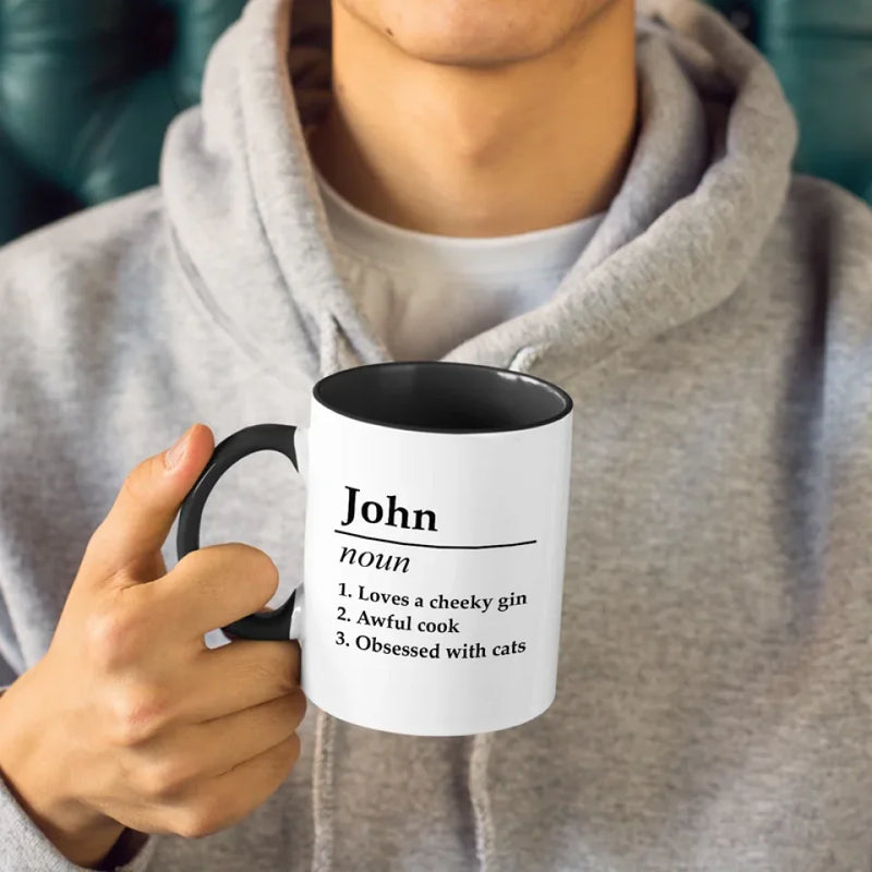 I Want To Be A Nice Person - Family Personalized Custom Accent Mug - Christmas Gift For Husband Wife, Family Members