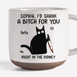 Versez-vous une tasse, échangez des rires - Tasse en céramique personnalisée imprimée pour ami - Cadeau de Noël pour meilleurs amis, sœurs, membres de la famille, collègues