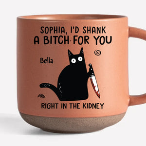 Versez-vous une tasse, échangez des rires - Tasse en céramique personnalisée imprimée pour ami - Cadeau de Noël pour meilleurs amis, sœurs, membres de la famille, collègues