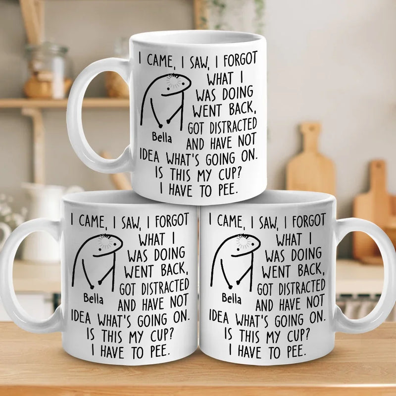 Forgetting Stuff Is My Cardio - Friend Personalized Custom Mug - Christmas Gift, Birthday Gift For Best Friends, Family Members, Coworkers, Yourself