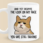 With My Expression Saying Enough - Friend Personalized Custom Mug - Christmas Gift, Birthday Gift For Best Friends, Family Members, Coworkers, Yourself