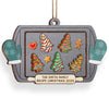 The Family Recipe Christmas - Family Personalized Custom Ornament - Wood Custom Shaped - Christmas Gift For Family Members