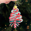 Candy And Christmas Cheer Bring Families Near - Family Personalized Custom Ornament - Acrylic Custom Shaped - Christmas Gift For Family Members