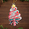 Candy And Christmas Cheer Bring Families Near - Family Personalized Custom Ornament - Acrylic Custom Shaped - Christmas Gift For Family Members