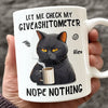 My Spirit Animal Is A Grumpy Cat - Friend Personalized Custom Mug - Christmas Gift, Birthday Gift For Best Friends, Family Members, Coworkers, Yourself