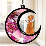 You Are My Angel, Always By My Side - Memorial Personalized Window Hanging Suncatcher - Sympathy Gift For Pet Owners, Pet Lovers