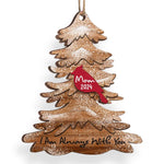 Your Memory Is Forever Etched In Our Hearts - Memorial Personalized Custom Ornament - Wood Custom Shaped - Sympathy Gift, Christmas Gift For Family Members