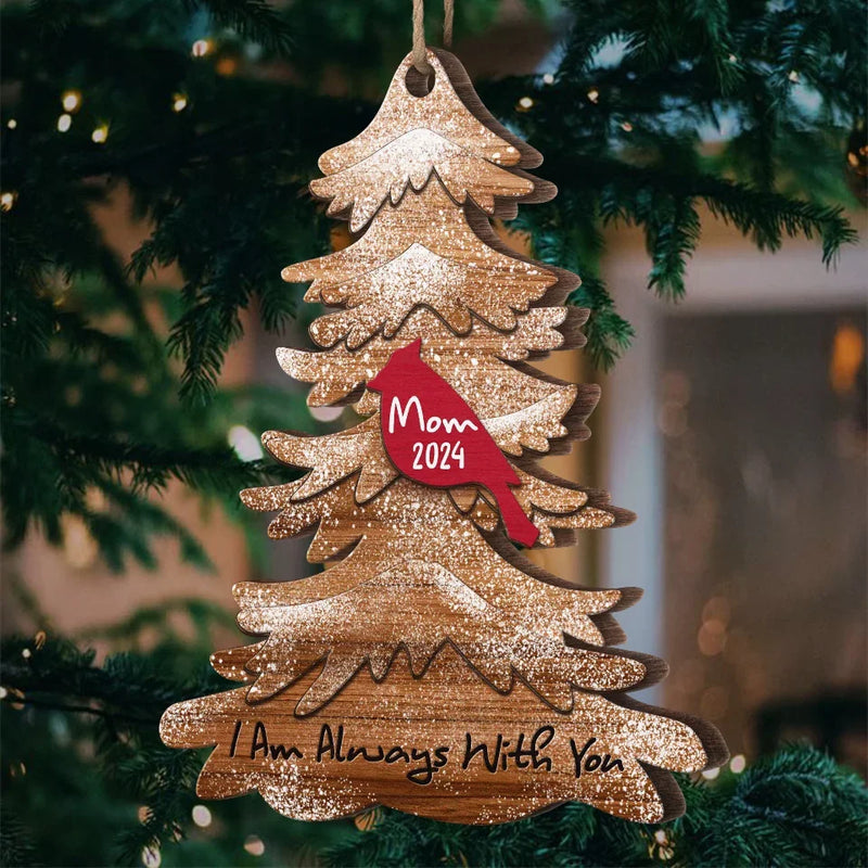 Your Memory Is Forever Etched In Our Hearts - Memorial Personalized Custom Ornament - Wood Custom Shaped - Sympathy Gift, Christmas Gift For Family Members