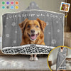 Custom Photo Life Is Better With Fur Babies - Dog & Cat Personalized Custom Snuggle Blanket, Hoodie Blanket - Christmas Gift For Pet Owners, Pet Lovers