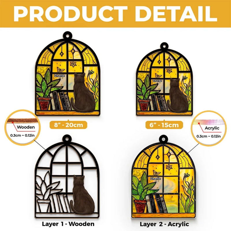 Every Cat Is My Best Friend - Cat Personalized Window Hanging Suncatcher Ornament - Gift For Pet Owners, Pet Lovers