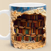 Where Books Are, Magic Happens - Personalized Custom Mug - Christmas Gift For Book Lovers