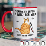 Together, We’re Unstoppable - Friend Personalized Custom Accent Mug - Gift For Best Friends, Sisters, Family Members, Coworkers
