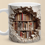 Books Are The Keys To The Magic Of The Universe - Personalized Custom Mug - Christmas Gift For Book Lovers