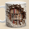 Books Are The Keys To The Magic Of The Universe - Personalized Custom Mug - Christmas Gift For Book Lovers