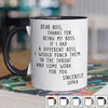 Work Hard, Laugh Harder - Coworker Personalized Custom Accent Mug - Christmas Gift For Coworkers, Work Friends, Colleagues